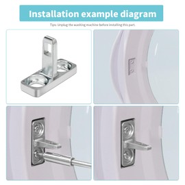 5304505088 Washer Door Latch,compatible for Frigidaire and Electrolux Washer Door Strike, AP6031188 4452319 PS11766033 EFLW317TIW0,EFLW417SIW0,EFLS517SIW0 Washer Parts（1 Pack）