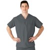 Medline 610NCC4XL-CM AngelStat Unisex Reversible V-Neck Scrub Top with 2