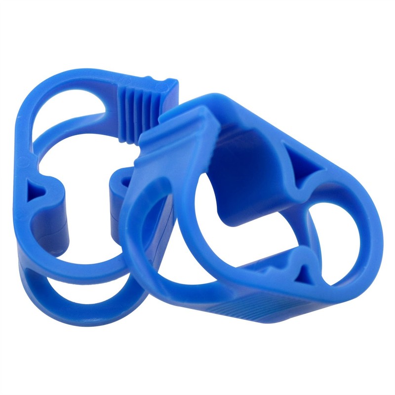 FINBe Blue Plastic Pipe Clamp 6-12mm/1/4''-1/2'' Laboratory Pinch Valve Plastic
