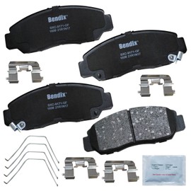 Bendix Priority1 CFC1608 Ceramic Front Brake Pads for Acura CSX 2010-2006, Honda Accord 2007-2003, Civic 2010-2006, Civic 2013-2012