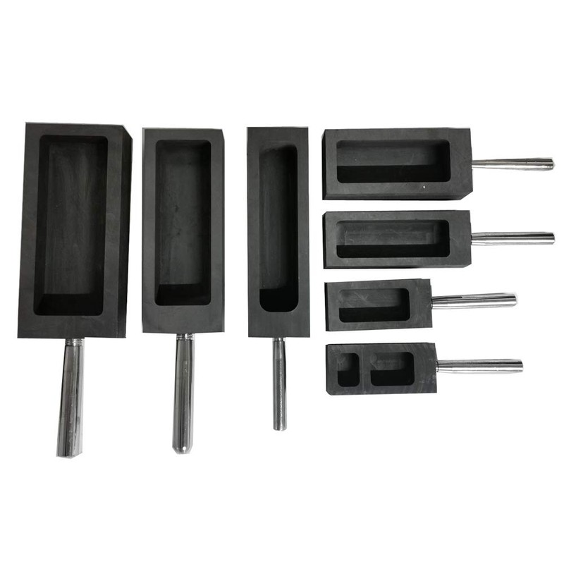 LLFAU Gold Silver Graphite Mold Ingot Mold Crucible for Melting