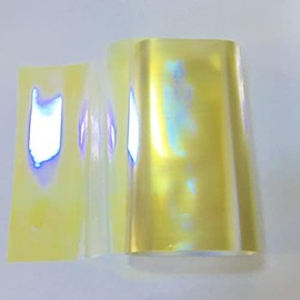 M00097-1 MOREZMORE Angelina Fantasy Film Crystal Amethyst 1 Yard 4" x 36" Sample Fusible Heat Bondable Film for Making Wings or Resin Crafts