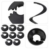 8 Pieces Pipe Rings, Pipe Collars, Pipe Snap Rings, Pipe