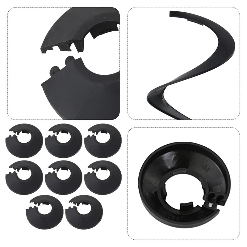 8 Pieces Pipe Rings, Pipe Collars, Pipe Snap Rings, Pipe