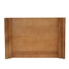 Ornament Base Pine Wood Exquisite Carving Holder Support Craft Desktop