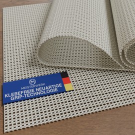 MEISTERWERK Non-Slip Carpet Underlay, Non-Slip Mat for Carpets and Runners, Can Be Cut to Size, Universal Use for All Floors, (110 cm Diameter, Round)