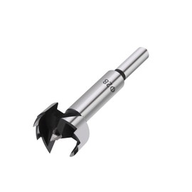 Vearter 28mm Forstner Drill Bit, High Carbon Steel Multi-Tooth Woodworking Tools with Round Shank, Hinge Boring Hole Cutter for Solid Wood, MDF, Plastic, Particleboard, Plywood