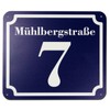 House Number and Street Sign 2 mm Aluminium Composite 20