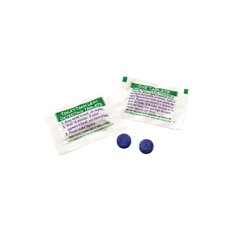 New Resources Group Toilet Leak Detection Dye Tablets (Detect Silent