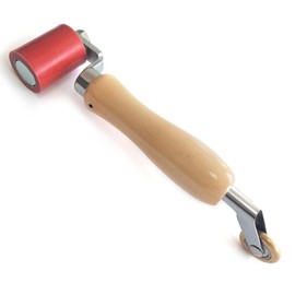 Ergonomic Silicone Seam Roller 1-7/16" Dia X 1-3/4" (1, Double Headed)