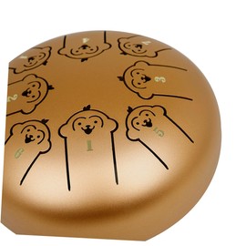 Kisangel 1 Set Portable Steel Tongue Drum for Beginners Ethereal Percussion Instrument for Adults for Meditation and Relaxation Durable Steel Construction for Music Lovers