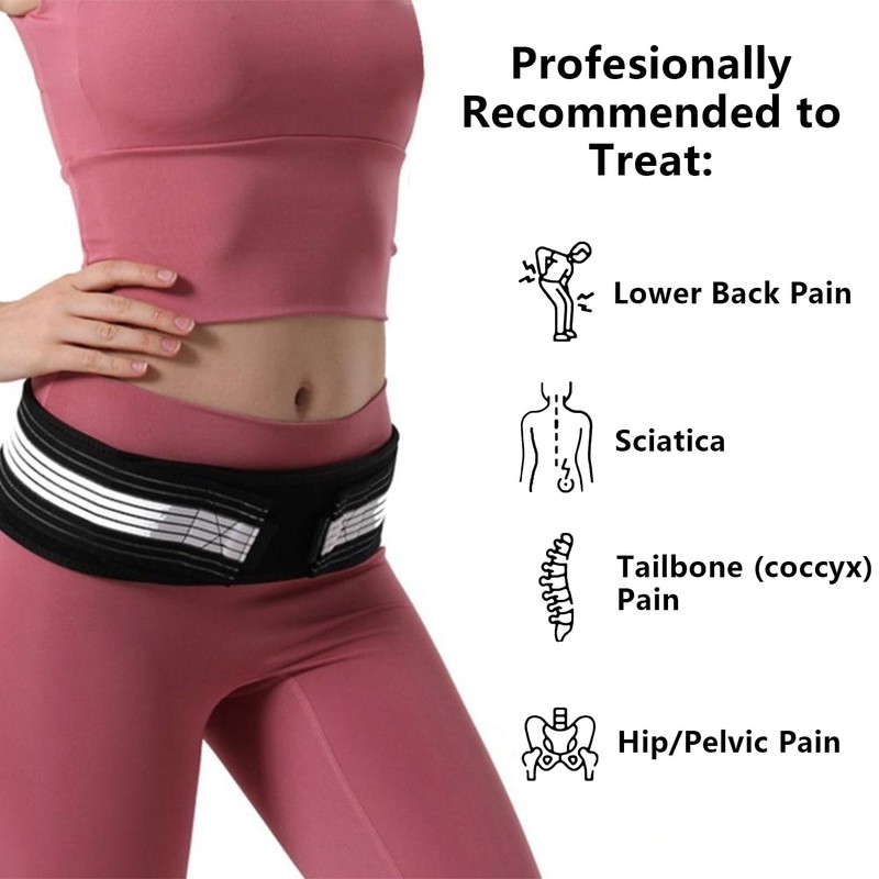 Katyjun Ortho Back Comfort Sciatica Belt, Non-Slip Adjustable Ortho Belt,