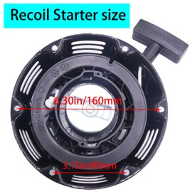 TKCBCD Pull Start Assembly Compatible with Kohler 3000 Series Engine SH265 SH270 SH255 196cc KH-18-165-05-S Recoil Starter 1816505-S