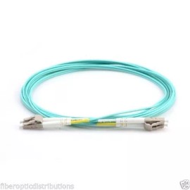 fiberopticdistribution Lot of 10 LC to LC Fiber Patch Cable, 10G OM3 Fiber Cable Multimode Fiber Jumper