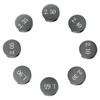 AHL 7.48mm 1.20mm-3.50mm 47pcs Valve Shim Kit Valve Adjustment Shim