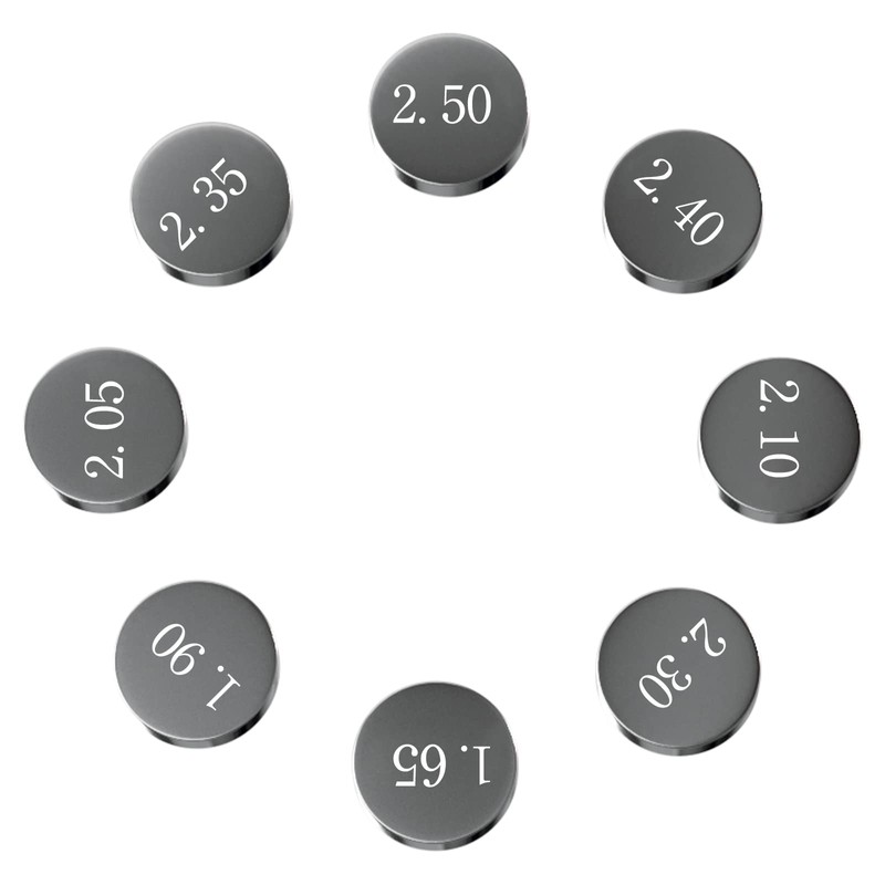 AHL 7.48mm 1.20mm-3.50mm 47pcs Valve Shim Kit Valve Adjustment Shim