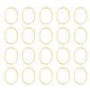 PATIKIL Open Bezels for Resin, 30 Pcs Alloy Hollow Oval