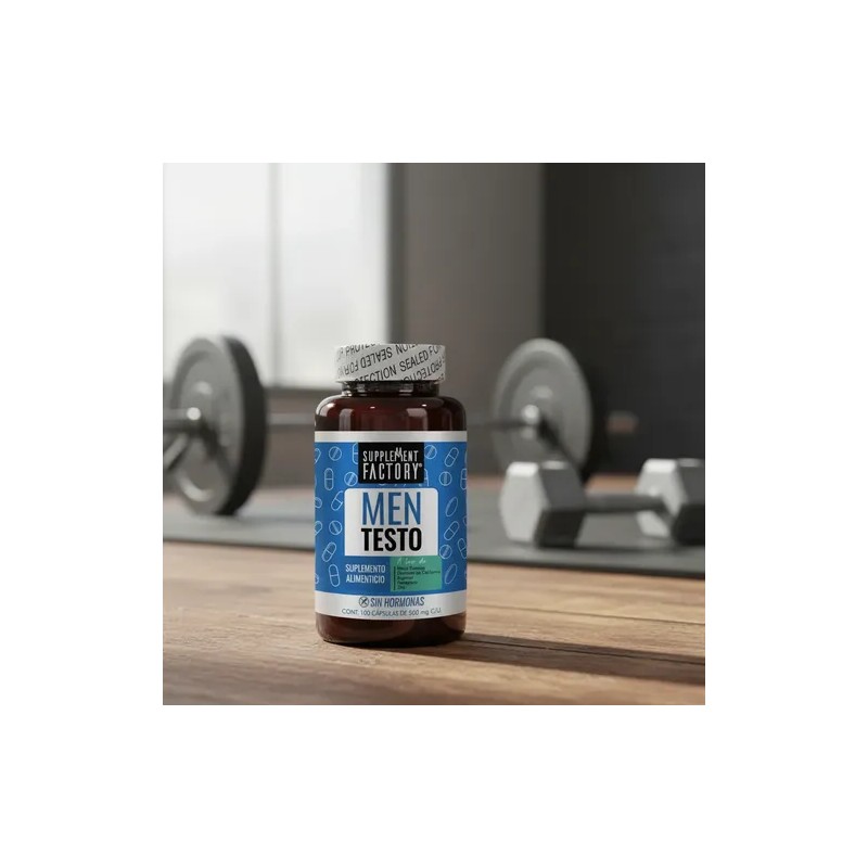 Men Testo, 100 Cápsulas, Calidad Premium