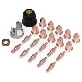YESWELDER 23pcs Plasma Cutting Torch Consumables Sets Tip Electrode for IPL50 Plasma Cutting Torch