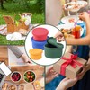 Webake Silicone Food Storage Containers with Lids, Large Nesting Portion