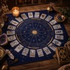 12 Zodiac Tarot Card Tablecloth for Readings – Foldable Card