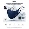 TSLA Men & Women's Copper Infused Face Mask, Washable Reusable