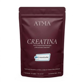 ATMA Creatina Monohidratada 300g | Pura Creavitalis® | 60 Porciones
