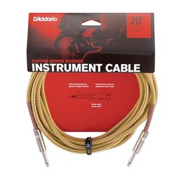 D'Addario | Braided Cable | Cable para Instrumento | 6 M | PW-BG-20TW