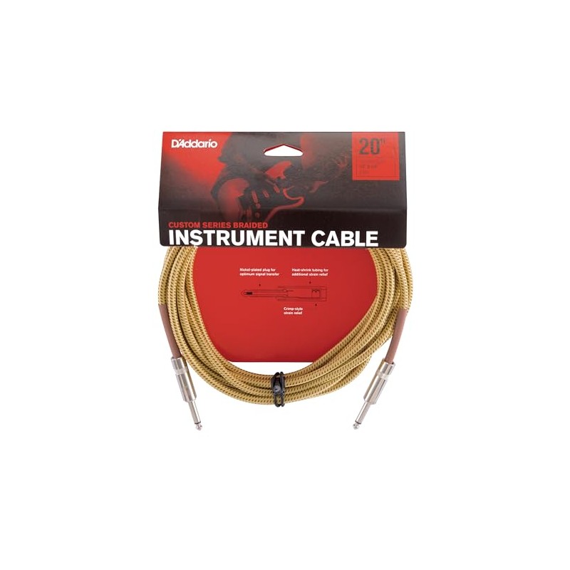 D'Addario | Braided Cable | Cable para Instrumento | 6