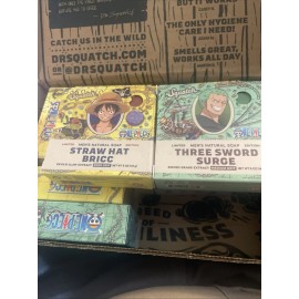 DR. Squatch Dr Squatch LIMITED EDITION Three Sword Surge And Straw Brick Hat! ANIME!! 2 PACK