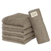 Towel Laboratories Speed Dry 3D #009 Face Towels, Warm Gray,