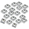 TERF® M8 Square Nut M8 (8mm) Steel Square Nuts -