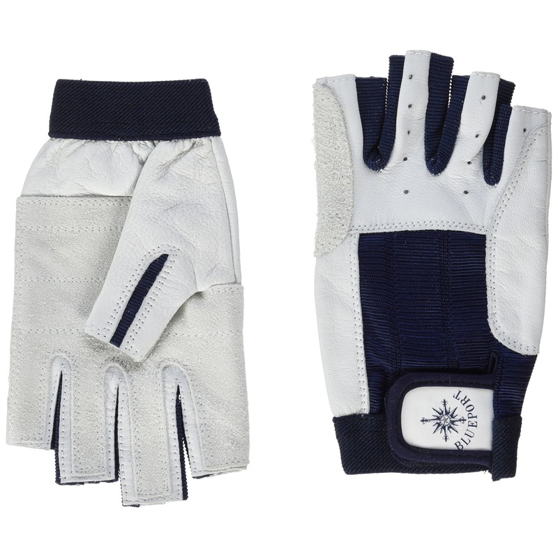 BluePort Segelgloves aus leather - 5 Finger frei XXL