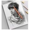 Sketchbook Cuaderno De Boceto Block De Dibujo 24hoja A5 160g