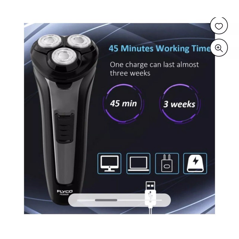Flyco Electric Shaver Pop-up Trimmer Electric Razor Mini Portable Shaver