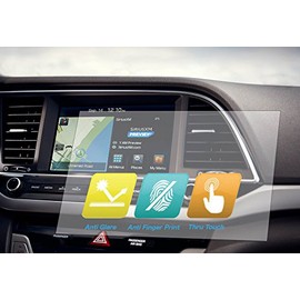 Universal Trimmable Screen Protector for All Chrysler Navigation (3-Pack), Anti-Glare and Anti Finger Print, 8 x 7 inches