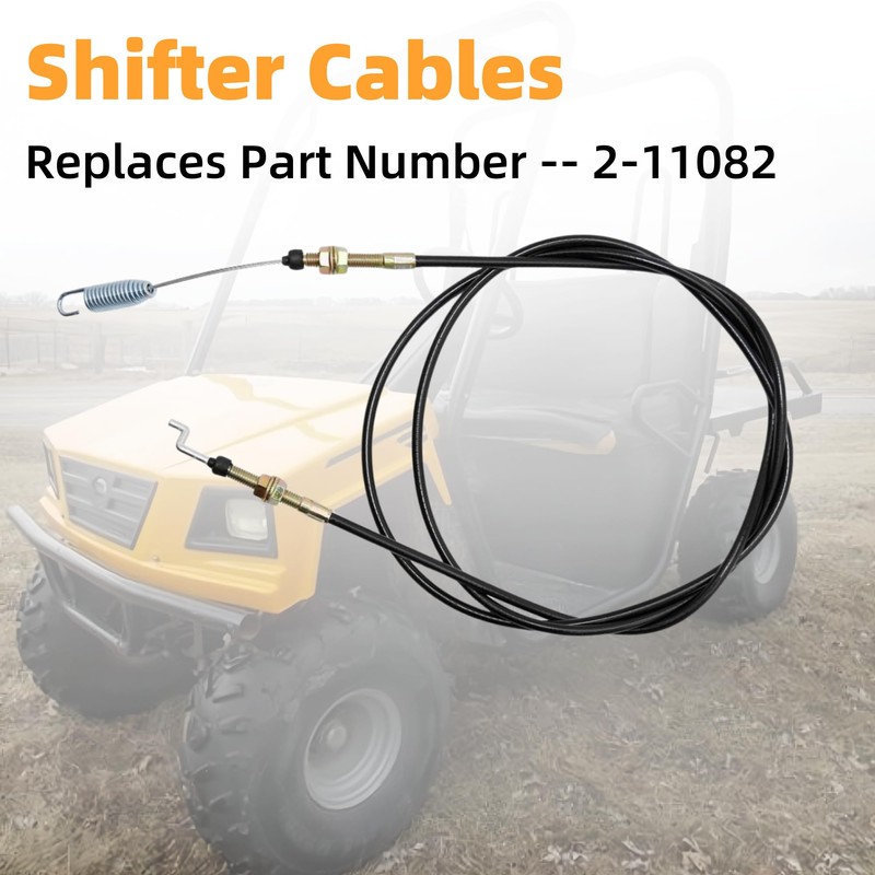 Lssapr 2 Pcs Shifter Cables 2-11082 Replacement for Chuck Wagon