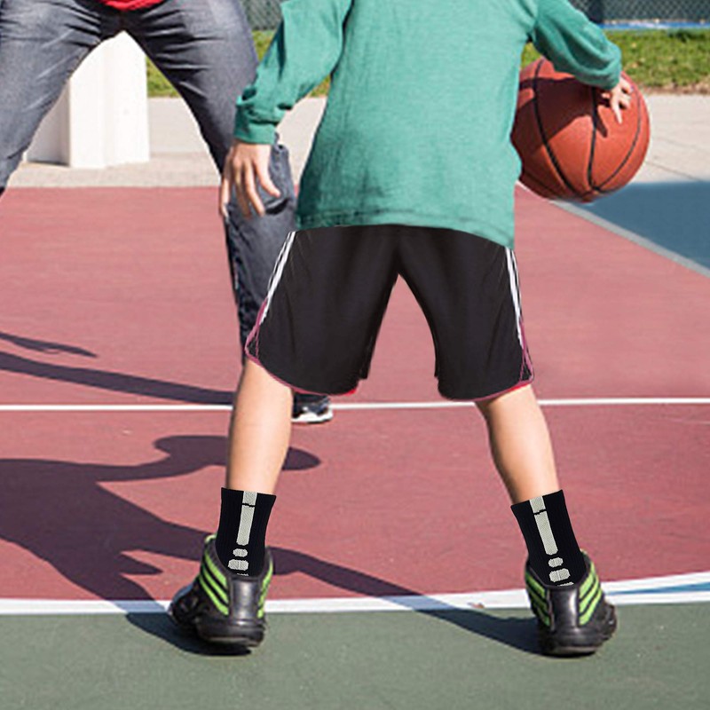 JHM Kids Athletic Sport Sockcs Team Cushioned Basketball Soccer Crew
