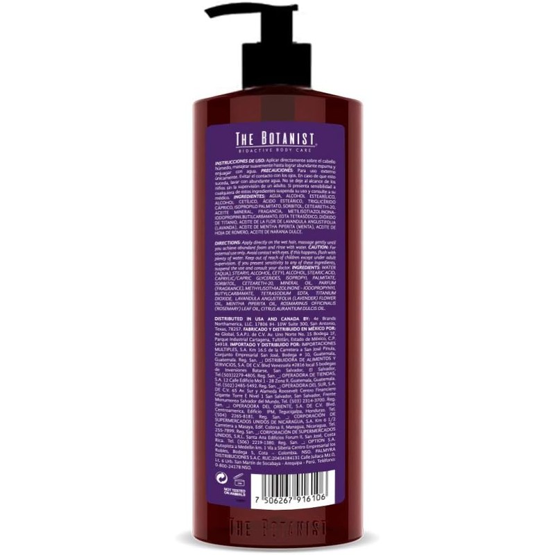 The Botanist Body Cream The Botanist Lavender + Mint 400,