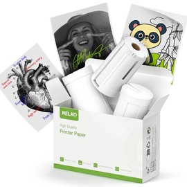 PM230 Mini Sticker Printer-2 Inch Bluetooth Thermal Pocket Printer, Inkless Portable Printer for Study Notes, Photos, Journals, Memos, Lists, Gifts, TikTokShopBacktoSchool:_3 Rolls Transparent Tape