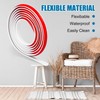 YESSZ Flexible Molding Trim,White Self Adhesive Wall Trim Mini Peel