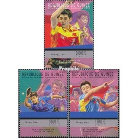 Guinea 9312-9314 (complete. issue) unmounted mint/never hinged ** MNH 2012 table tennis players (Stamps for collectors) Tennis/Tabletennis