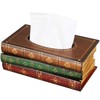 NiHome Tissue Box Cover Rectangular,Wood Box Rustic Tissue Holder Ideal