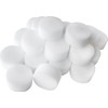 Smiffys Adult Unisex Foam Make-Up Sponges, White, Pack of 25,