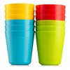 Set of 24 Plastic Cups - 250ml Drinking Cups -Plastic