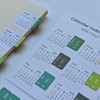 Calendar Stickers 2026-2027 Monthly Adhesive Index Tabs Page Markers for