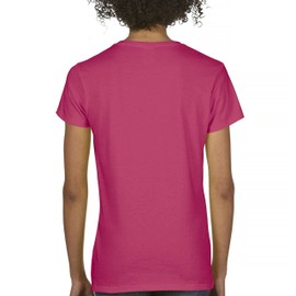 Don't Tread on Me Women's V-Neck T-Shirt Gadsden Flag DTOM 2nd Amendment American Patriotic Flag Militia Bear Arms Guns Tee Hot Pink X-Large