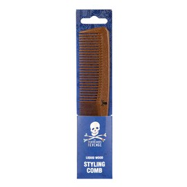 The Bluebeards Revenge, Liquid Wood Beard And Moustache Comb For Men, Plastic Free Fine And Medium Tooth Pocket Styling Comb