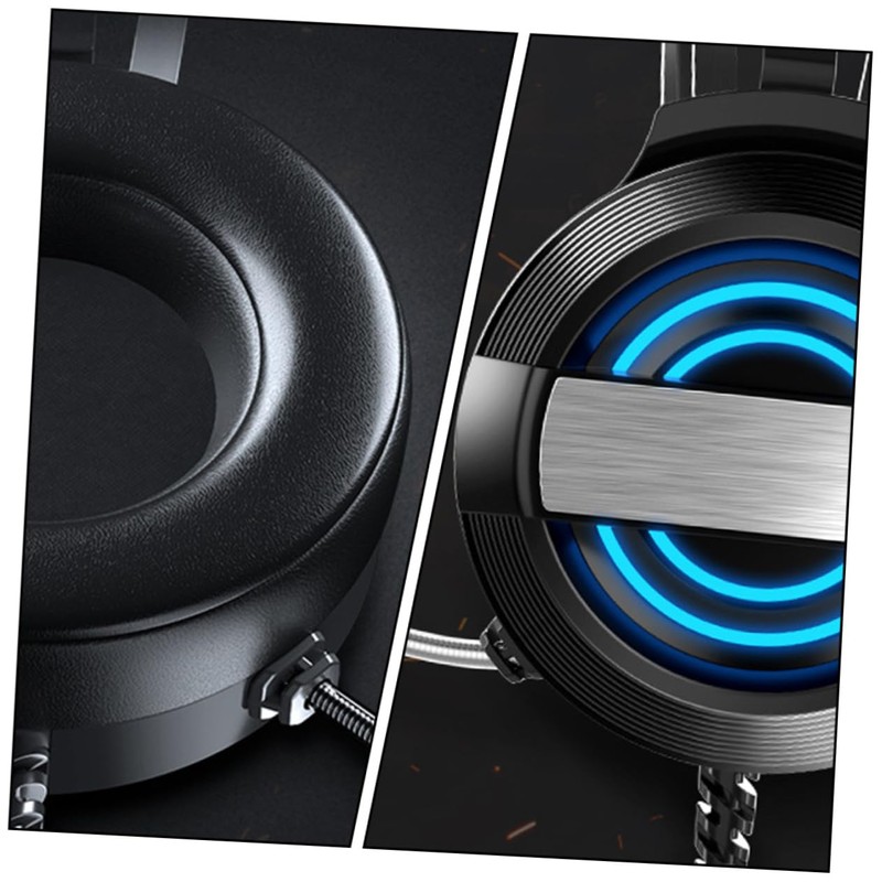 Tofficu 1 Pc E-Sports Headphones Over-Ear Headphones Headsets Headphones Wired