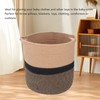 Woven Laundry Basket Cotton Rope Multifunctional Clothes Storage Hamper with